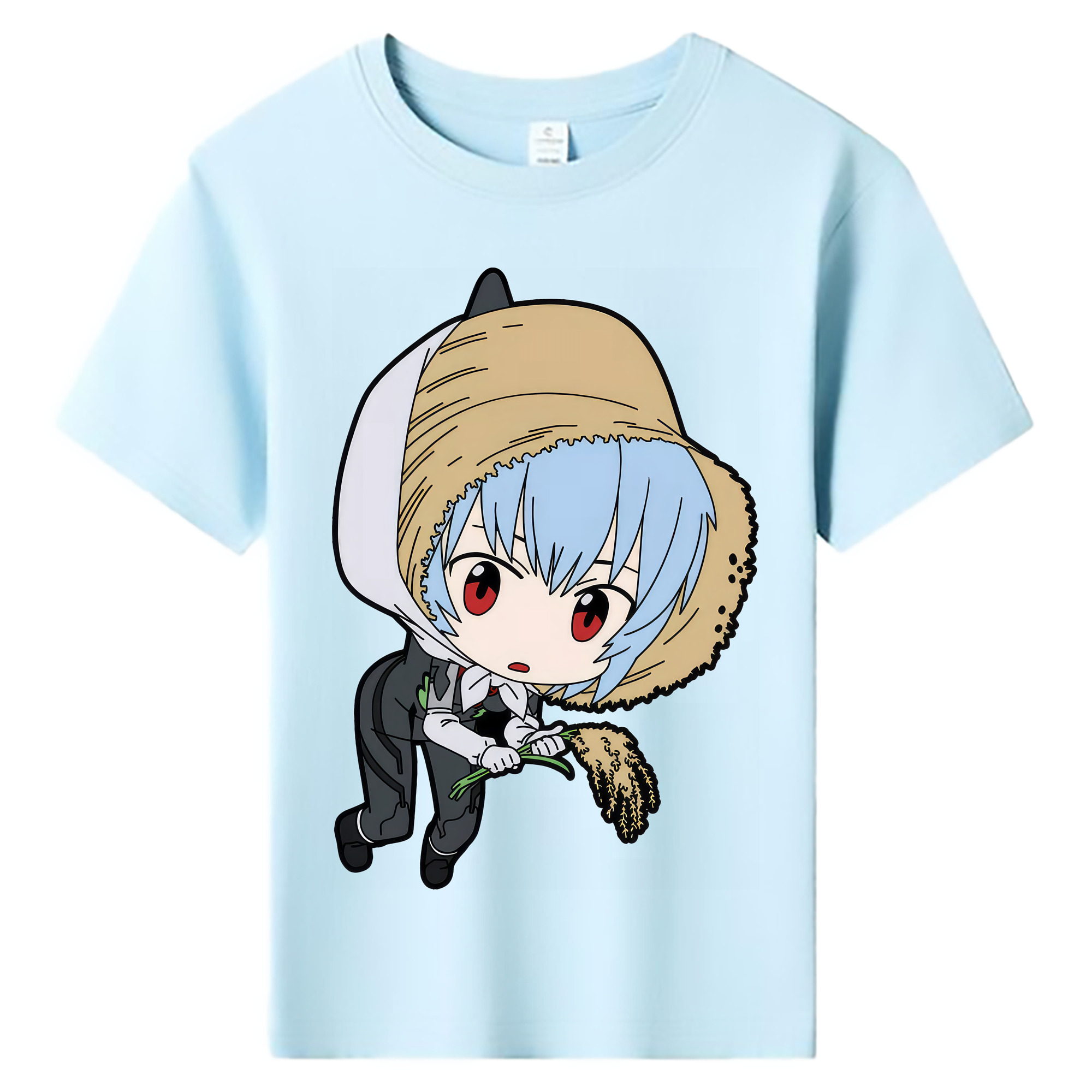 （画像用） EVA 新世紀エヴァンゲリオン 綿100％キッズTシャツ（フロントプリント）